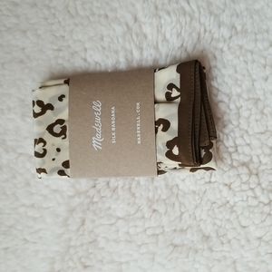 Madewell Leopard Silk Bandana